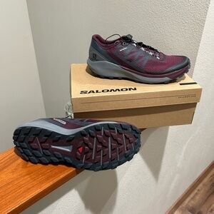 Salomon Burgundy Trail Running Shoes
